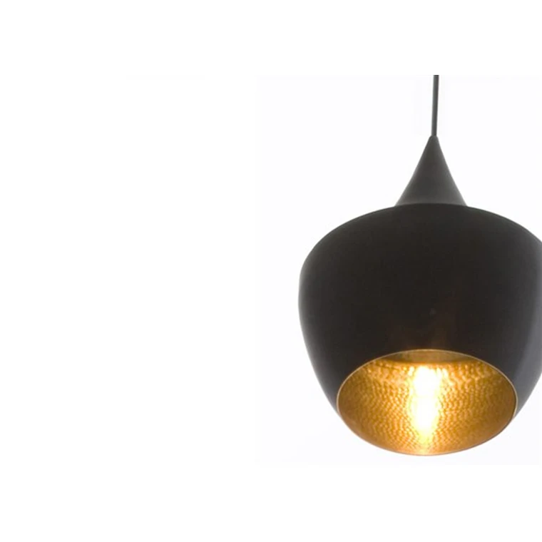 Beat Light Fat LED Pendant Black - Tom Dixon - Buy online